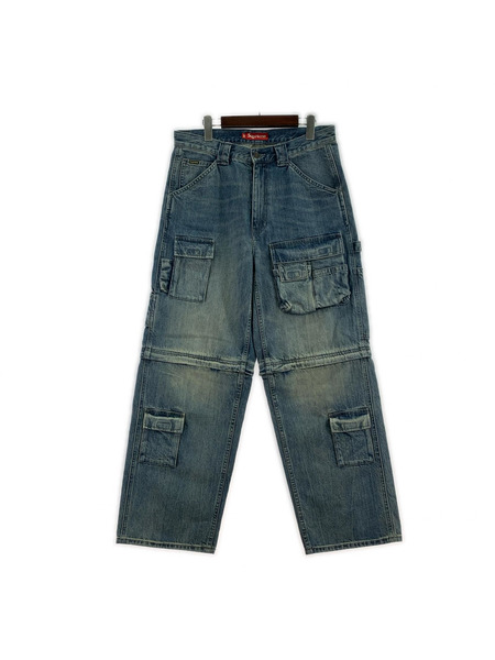 Supreme デニム・ジーンズ 25FW Zip-Off Utility Pant 30 ブルー