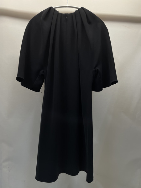 BALENCIAGA 16SS ギャザーデザインワンピース 36 黒