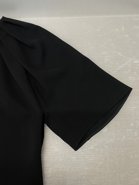 BALENCIAGA 16SS ギャザーデザインワンピース 36 黒