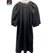 BALENCIAGA 16SS ギャザーデザインワンピース 36 黒