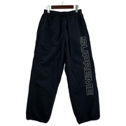 Supreme 23SS Spellout Embroidered Track Pant 黒