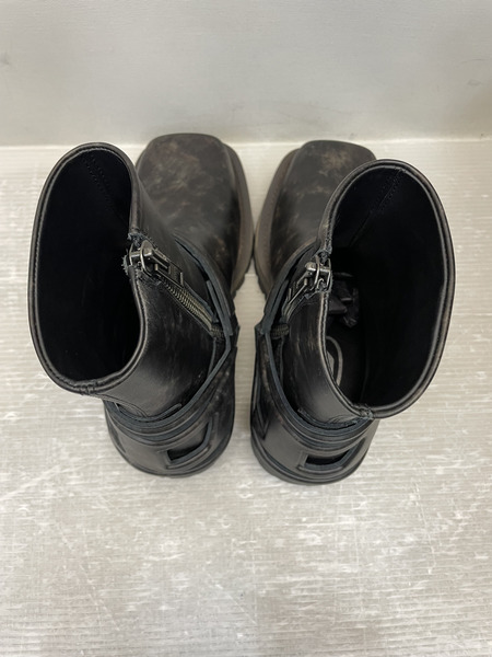 DIESEL D-TEXAN CH 加工 サイドジップブーツ 26.5cm ブラック