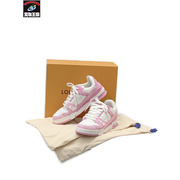 LV トレイナー ピンクデニム スニーカー MS0255 Size8 開封品 ルイ ヴィトン LOUIS VUITTON  モノグラム 