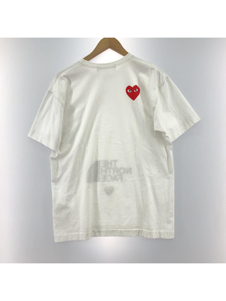 PLAY COMME des GARCONS×THE NORTH FACE 20SS ハートTシャツ XL