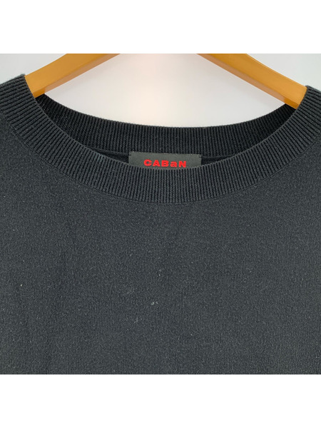 CABaN ニット・セーター コットンカシミヤ ニットベスト 黒