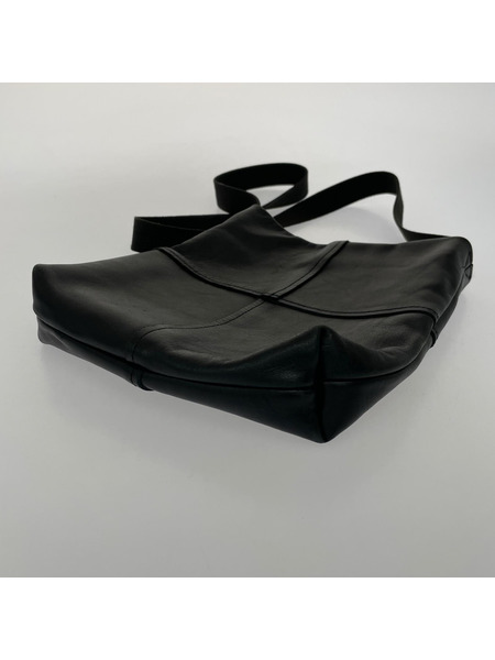SUNSEA ショルダーバッグ SUNSEA レザー ショルダーバッグ 黒