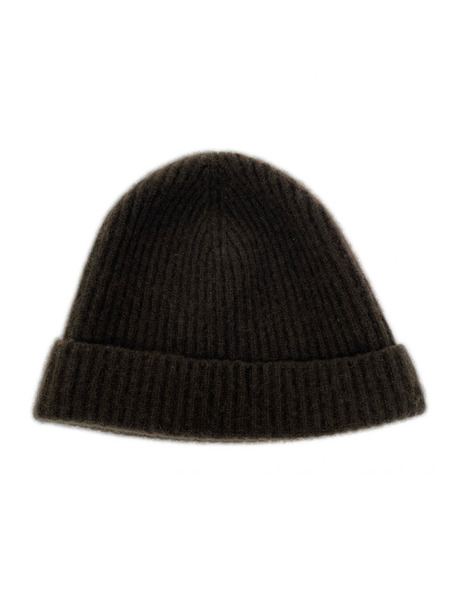 Johnstons ニットキャップ カシミヤ 茶