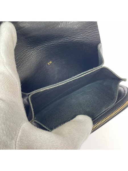 forme Short wallet コンパクトウォレット ブラック flp-26