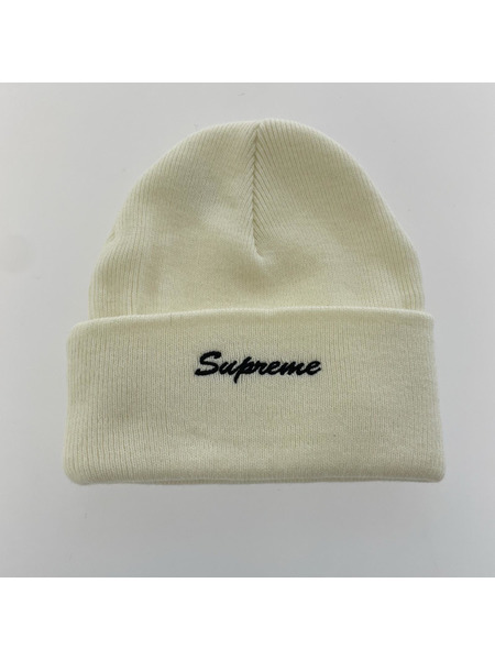 Supreme ニットキャップ ×Dickies 白