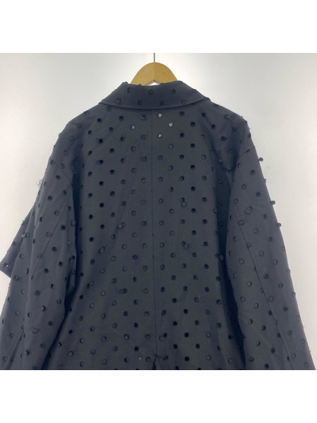 Y's ジャケット 23AW GABARDINE LEFT FLAP PANEL COAT