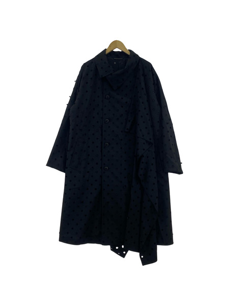 Y's ジャケット 23AW GABARDINE LEFT FLAP PANEL COAT