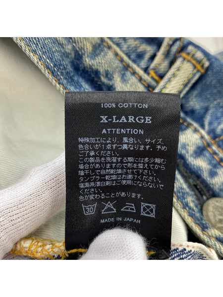 RUDE GALLERY BLACK REBEL CREEPER デニムパンツ W34L32[値下]