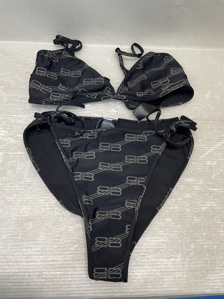 BALENCIAGA SWIM WEAR MINIMAL BIKINI SET BB MONOGRAM