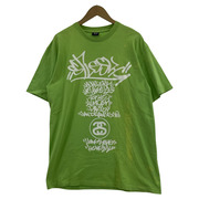 STUSSY 90s ロゴプリントS/Sクロップドカットソー（L）