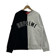 Supreme 18AW SPLIT CREWNECK SWEATSHIRT