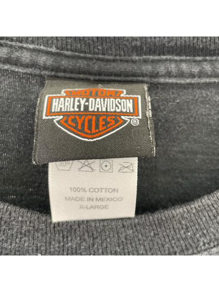Harley-Davidson 長袖Tシャツ・カットソー 00s L/S Print Tee XL