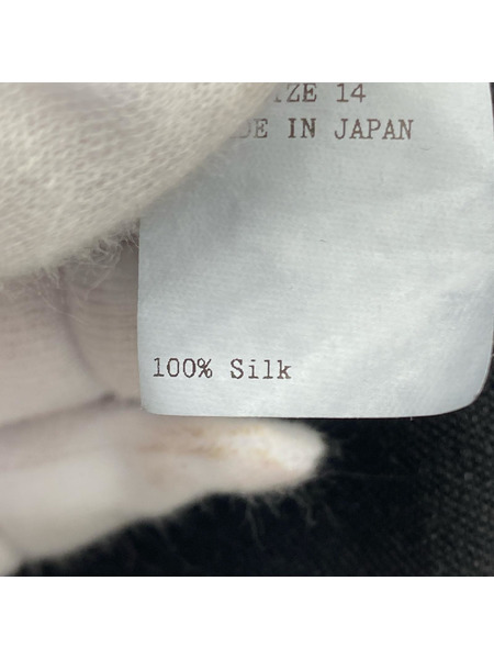 T.T Taiga Takahashi OPEN COLLAR SHIRT Lot.101  黒 (14)