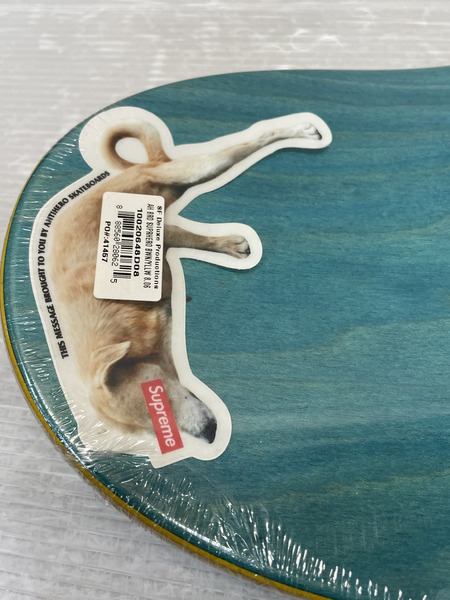 Supreme×ANTIHERO 22SS Dog スケートボードデッキ 黒×黄