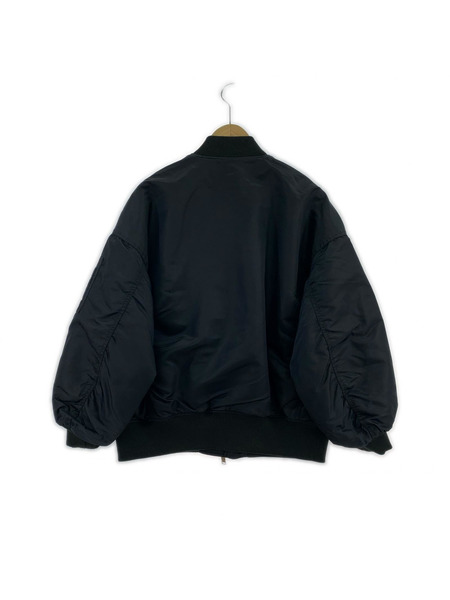 ジャケット upper hights ナイロンフライトジャケット/ブラック