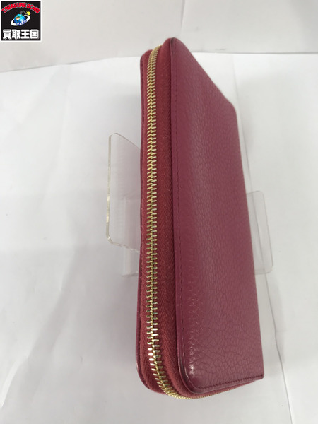 PRADA  長財布 ラウンドファスナー ピンク