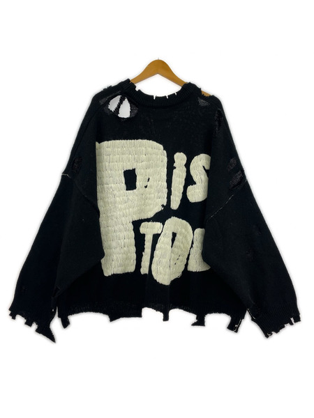SAINT MICHAEL×Sex Pistols 24AW SP CREW KNT I AM A BLACK XL
