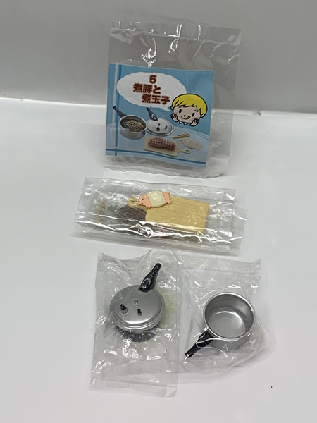 リーメント ぷちサンプルシリーズ ほっぺがおちちゃう！ 5. 煮豚と煮玉子 内袋未開封 ダメージあり RE-MENT ミニチュア トレーディングフィギュア