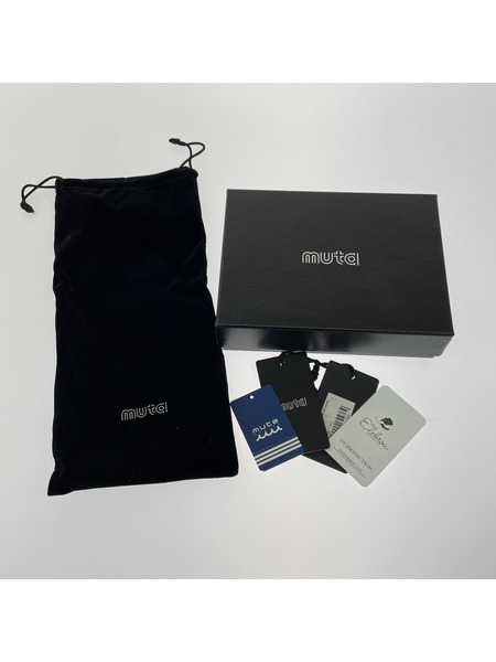 muta ガルーシャ ダブルジップウォレット レッド