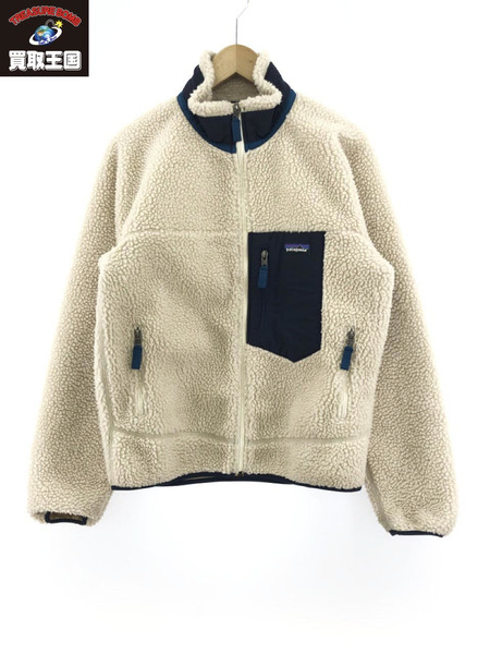 patagonia クラシックレトロXジャケット S アイボリー