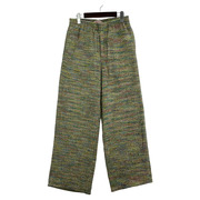 MASU 24SS CANDY TWEED WIDE PANTS 46 マルチ MASS-PT0524