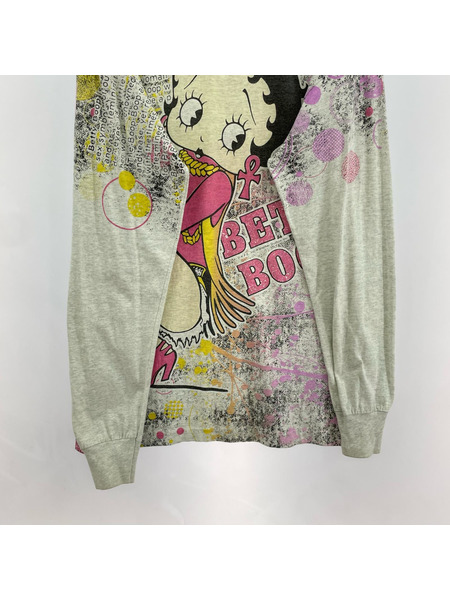 長袖Tシャツ・カットソー Betty Boop USA製 フルーツボディ (L)