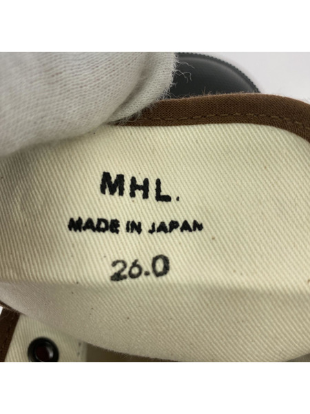 MHL. スニーカー ARMY SHOES 茶（26.0）