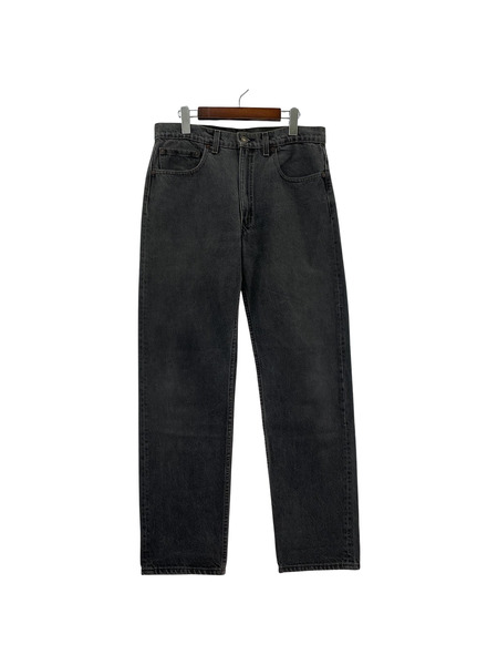 Levi's 505 90s USA製 先染メ ブラックデニム W34L32