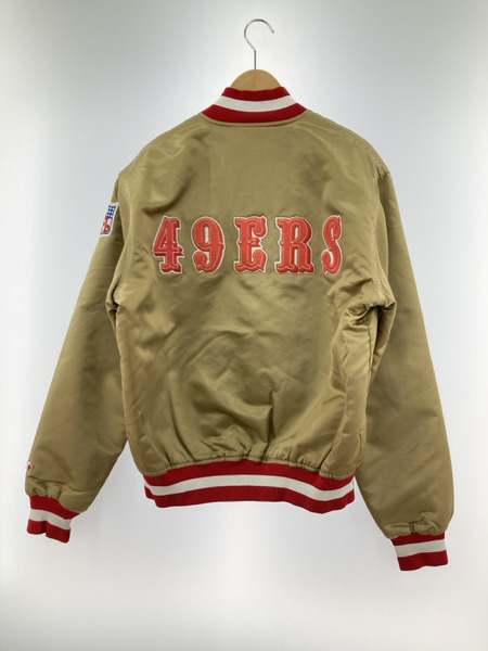 90s STARTER USA製 NFL SAN FRANCISCO 49ERS ナイロンスタジャン (L