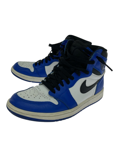 Nike Air Jordan 1 Retro High OG Game Royalハイカットスニーカー 25.5c