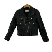 GOLDEN GOOSE ライダース レザー ダブル 黒