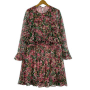 長袖ワンピース LOULOU WILLOUGHBY/セットシフォンワンピース