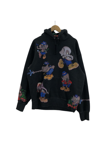 Supreme 22AW Elephant Hooded Sweatshirt エレファントパーカー(M) ブラック[値下]