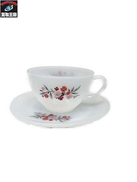 Fire-King プリムローズ ティーカップ＆ソーサー セット