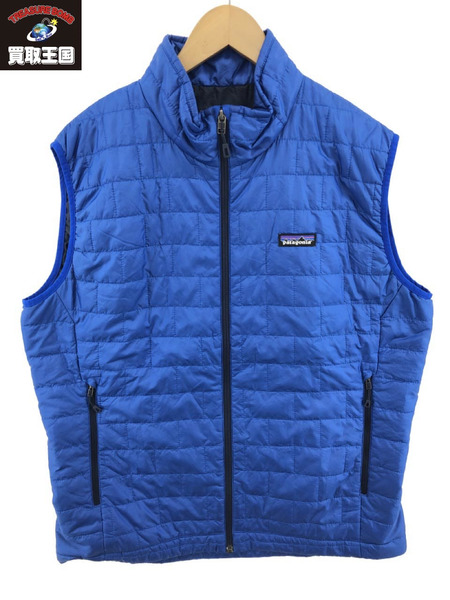 patagonia ナノパフベスト L ブルー｜商品番号：2100178454204 - 買取