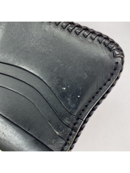 長財布 Mud Monkey コンチョ バイカーウォレット BLK[値下]