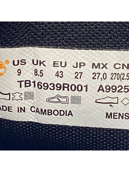 Timberland ブーツ ALBURN 6 IN LACE WATERPROOF BOOT 27cm 黒