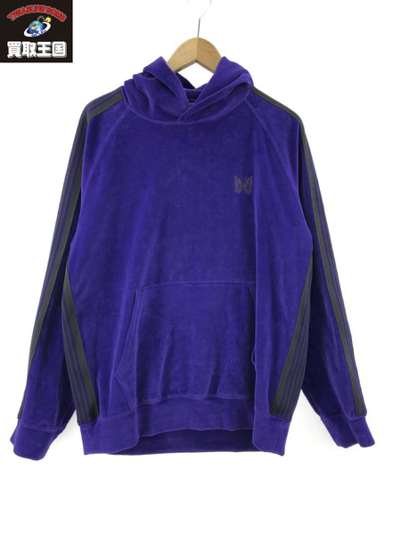 Needles NS252 23AW Track Hoody ベロア　パープル (M)