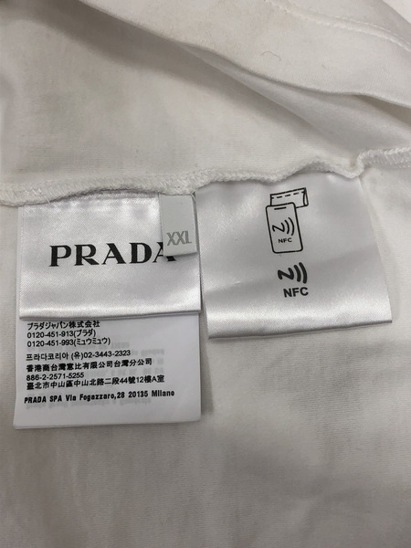 PRADA Cotton Short Sleeves Log