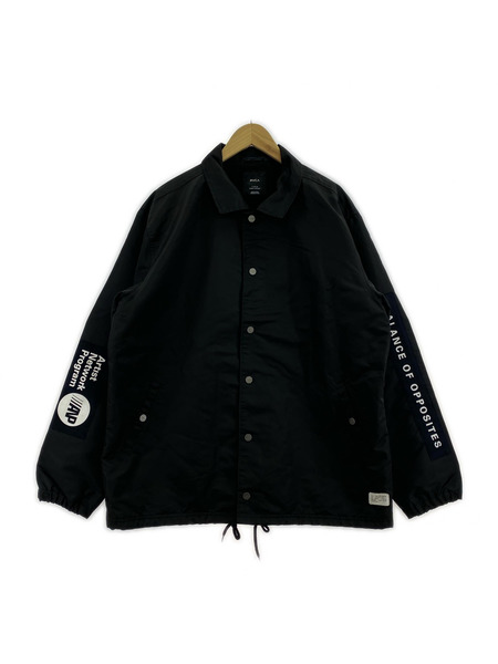 RVCA ジャケット ナイロンコーチジャケット 黒 L[値下]