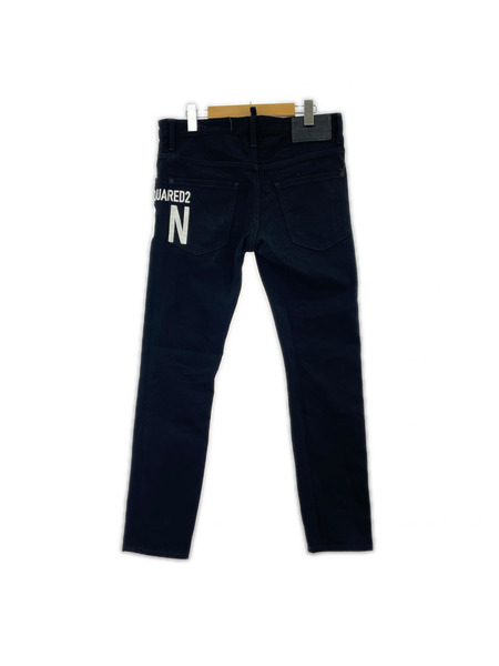 DSQUARED2 パンツ BE ICON BLACK BULL SKATER JEAN 黒 48