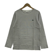 LACOSTE コットンピケ 長袖Tシャツ ボーダー (3) TH206EL