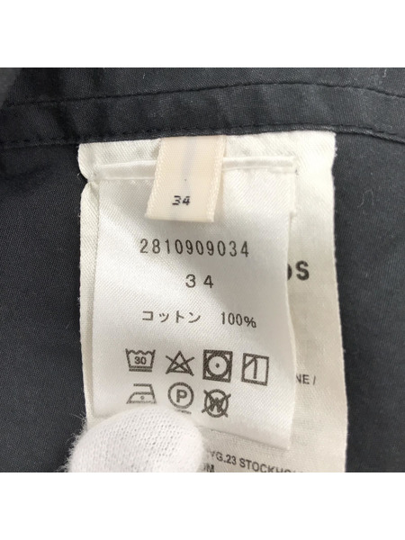 Acne Studios プルオーバーシャツ 34 ブラック