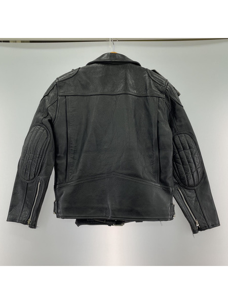 . レザージャケット KADOYA ニーパッチダブルライダースジャケット (LL)[値下]