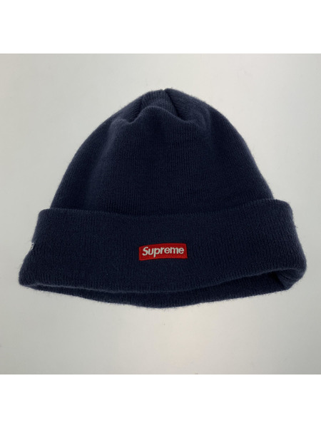 Supreme×New Era 24ss $ Beanie Navy