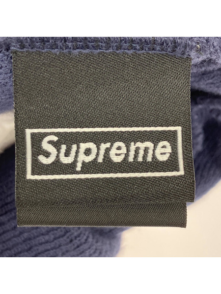 Supreme×New Era 24ss $ Beanie Navy